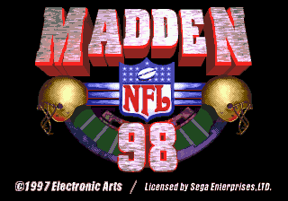 Madden NFL 98 Title Screen